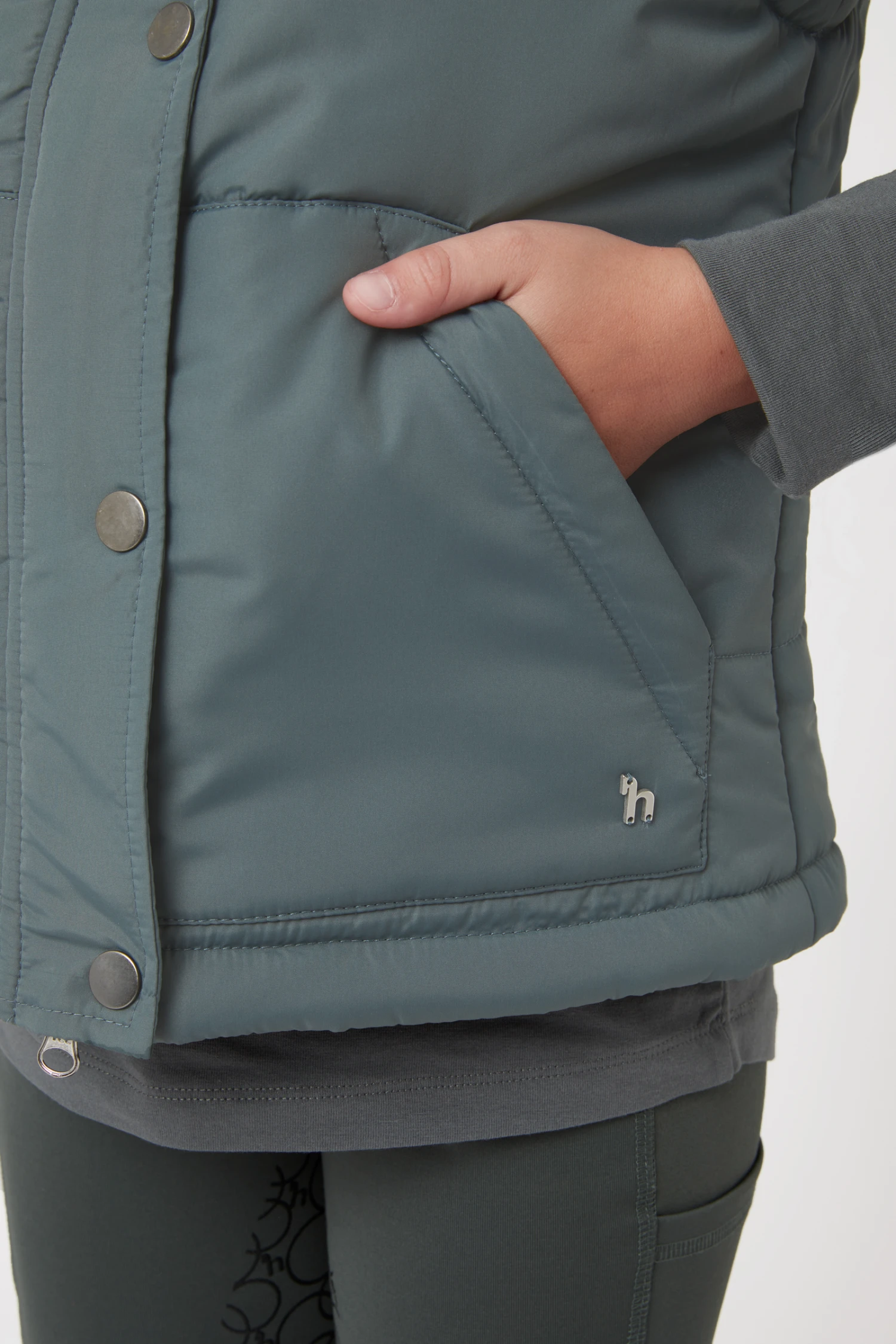 Horze Leighton Teens Winter Reitweste 6 Horze Leighton Teens Winter Reitweste – Bild 6