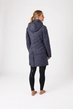 Horze Aurora Gefütterte Damen Parka Reitjacke Mit Abnehmbarem Rock -Cavallo Verkäufe 33663 590 04