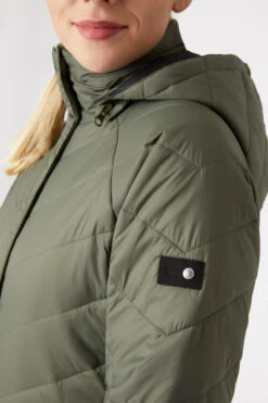 Horze Aurora Gefütterte Damen Parka Reitjacke Mit Abnehmbarem Rock -Cavallo Verkäufe 33663 630 05