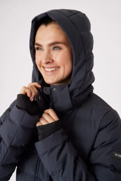 B Vertigo Celeste Damen Wasserdichte Parka Reitjacke -Cavallo Verkäufe 33683 590 08