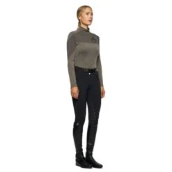 Cavalleria Toscana Tech Wool Velvet Logo Rollkragen -Cavallo Verkäufe 336845 G 2