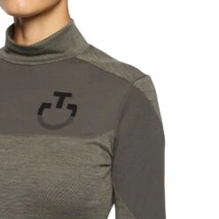 Cavalleria Toscana Tech Wool Velvet Logo Rollkragen -Cavallo Verkäufe 336845 G 4