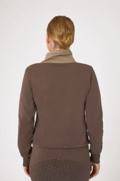 Horze Jade Damen Sweatshirt Mit Hohem Kragen -Cavallo Verkäufe 33709 FRBR CMBR 4