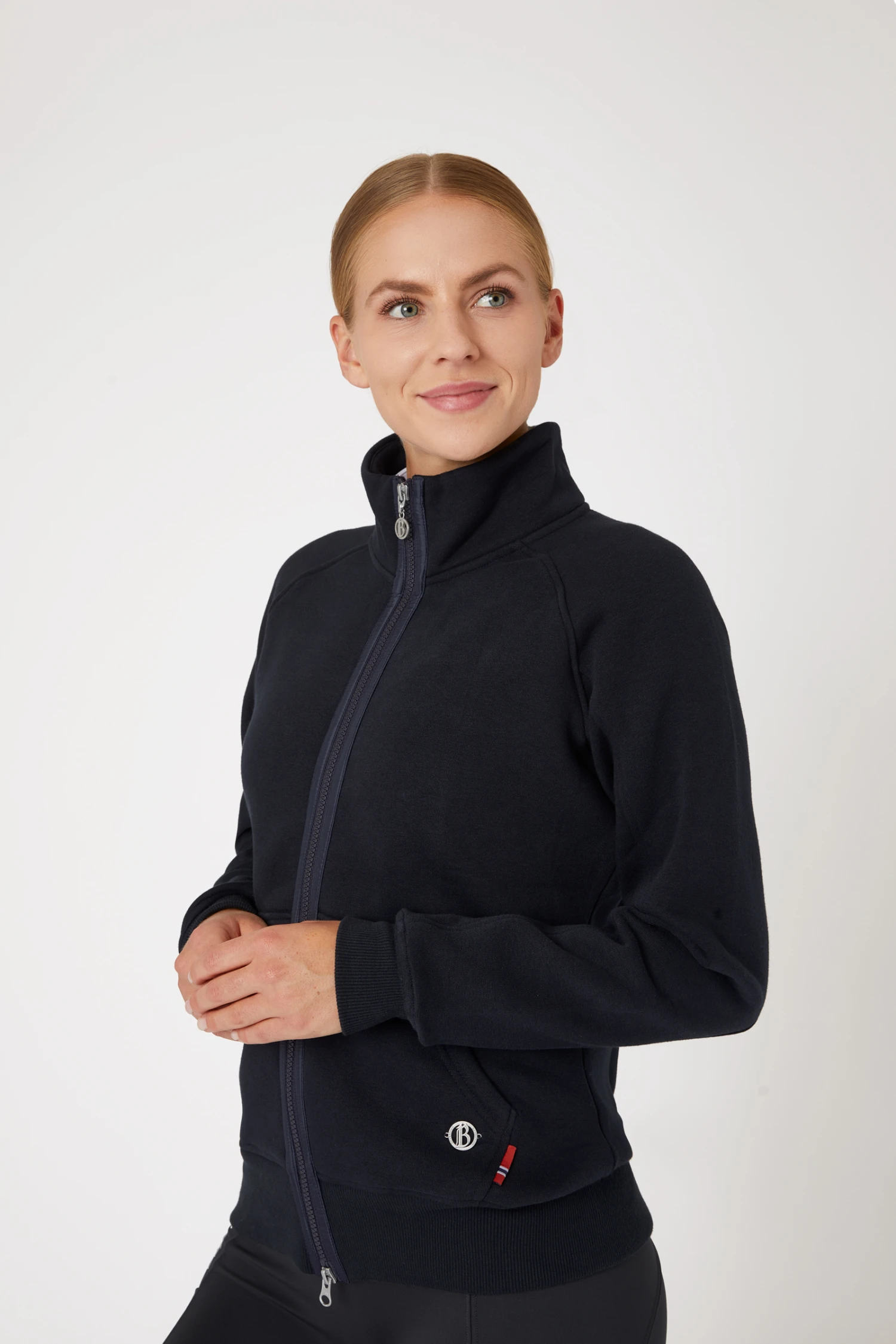 B Vertigo Gianne Damen Sweatshirtjacke Mit Logoprint 2 B Vertigo Gianne Damen Sweatshirtjacke Mit Logoprint – Bild 2