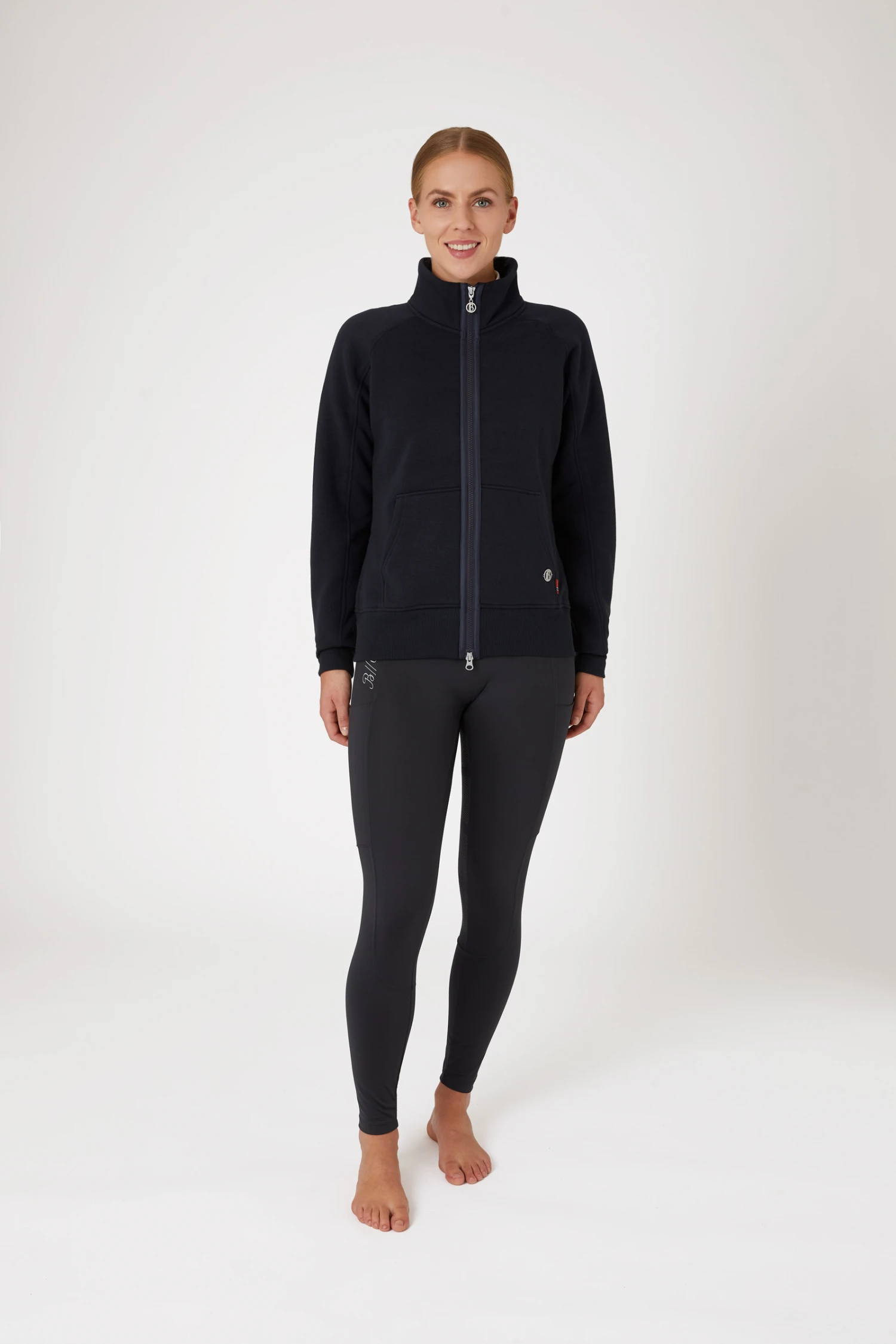 B Vertigo Gianne Damen Sweatshirtjacke Mit Logoprint 3 B Vertigo Gianne Damen Sweatshirtjacke Mit Logoprint – Bild 3