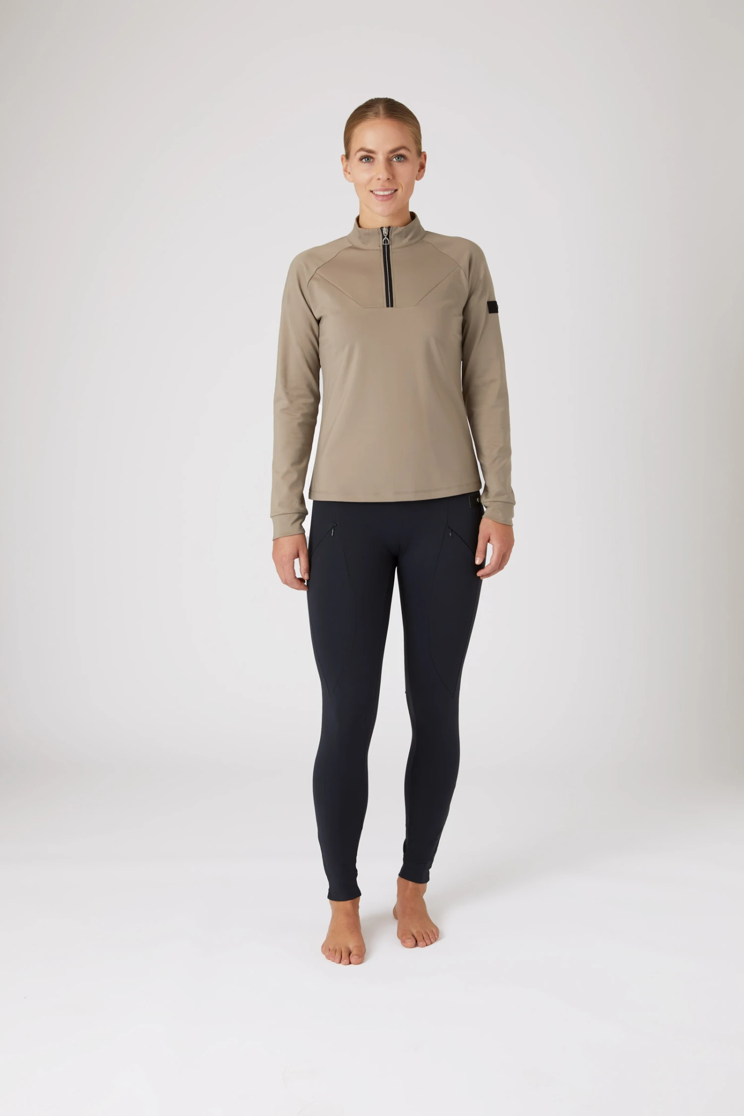 Horze Katya Damen Trainingsshirt Mit Fleecefutter 11 Horze Katya Damen Trainingsshirt Mit Fleecefutter – Bild 11