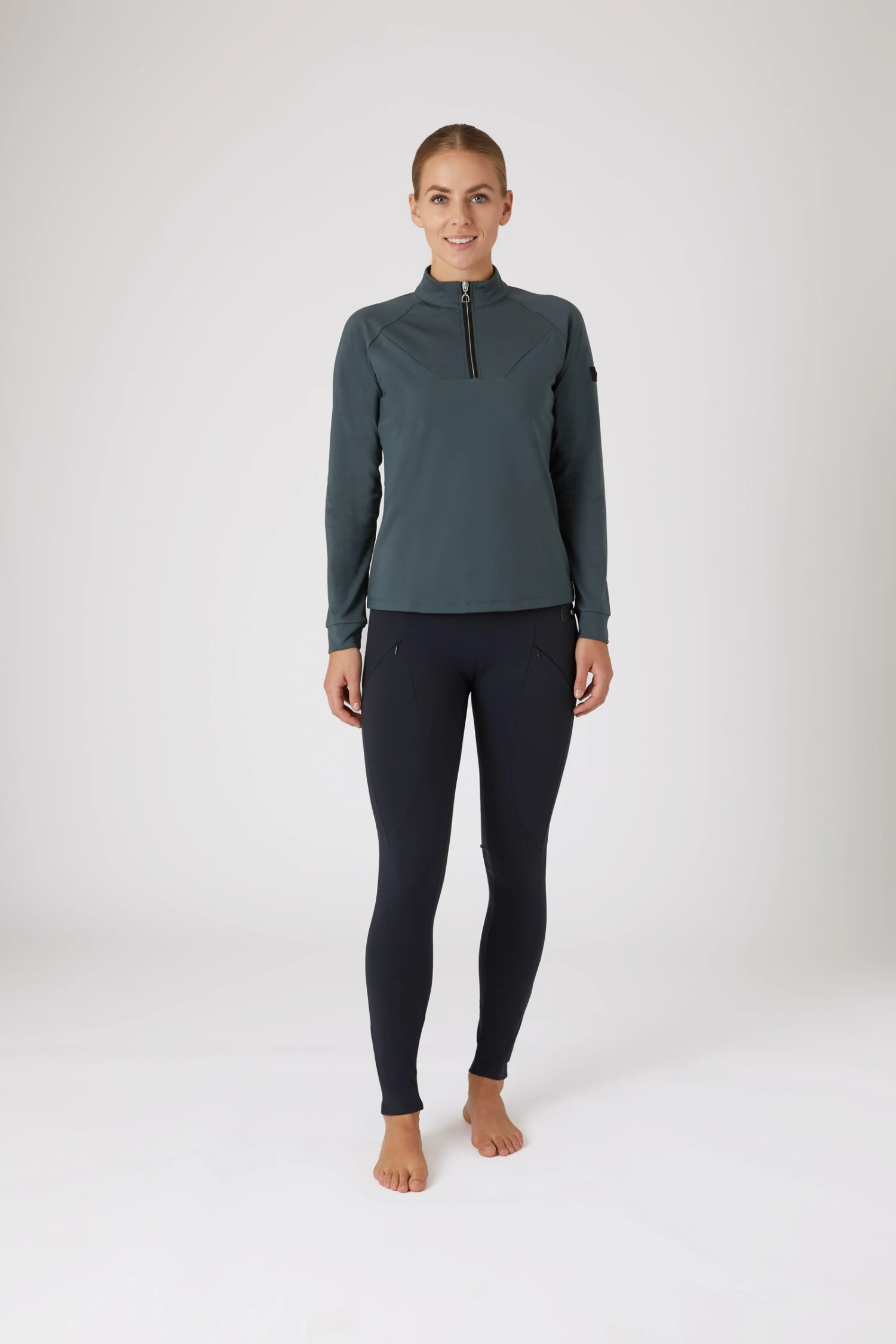 Horze Katya Damen Trainingsshirt Mit Fleecefutter 18 Horze Katya Damen Trainingsshirt Mit Fleecefutter – Bild 18