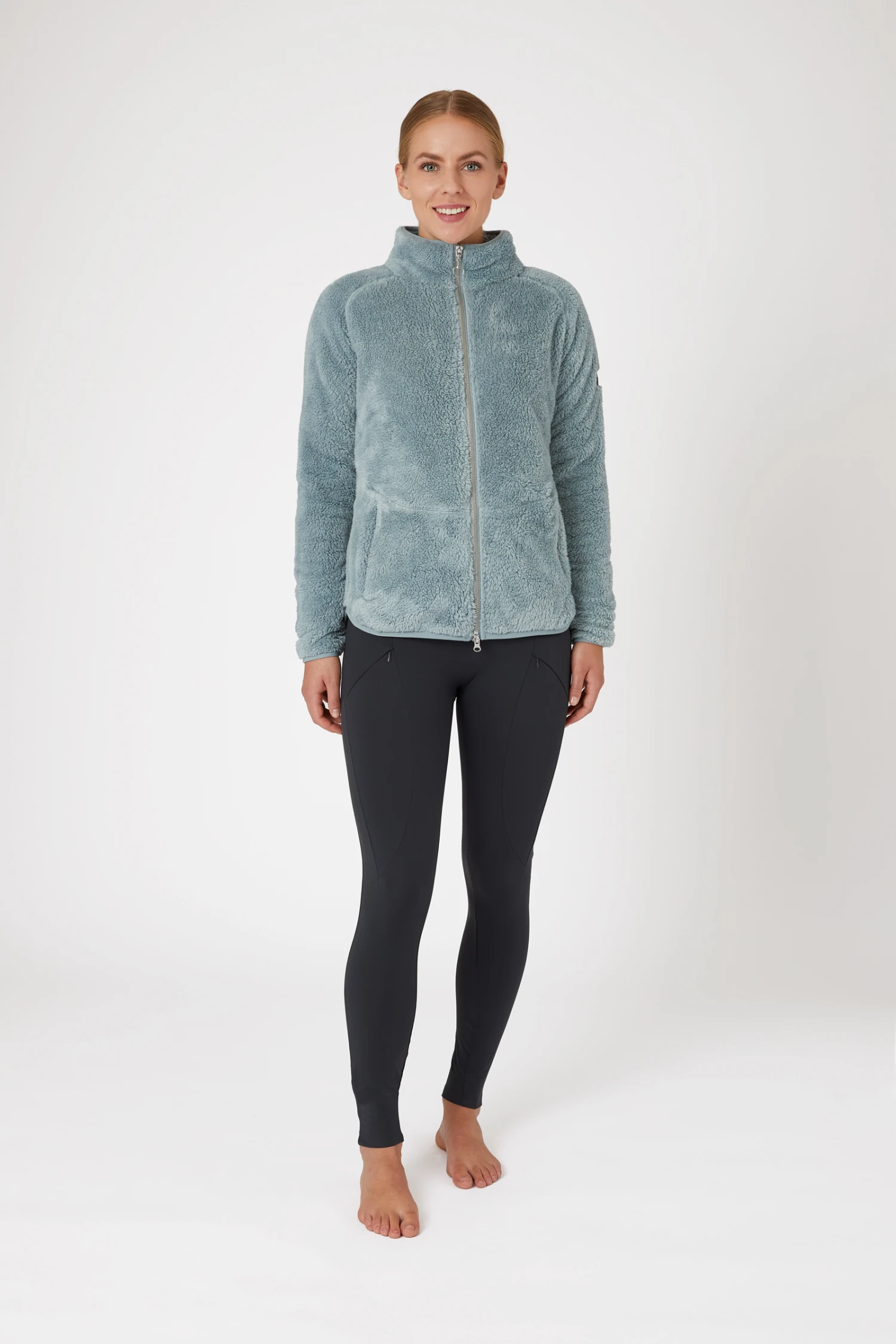 Horze Merida Damen Teddyfleece Reitjacke 11 Horze Merida Damen Teddyfleece Reitjacke – Bild 11