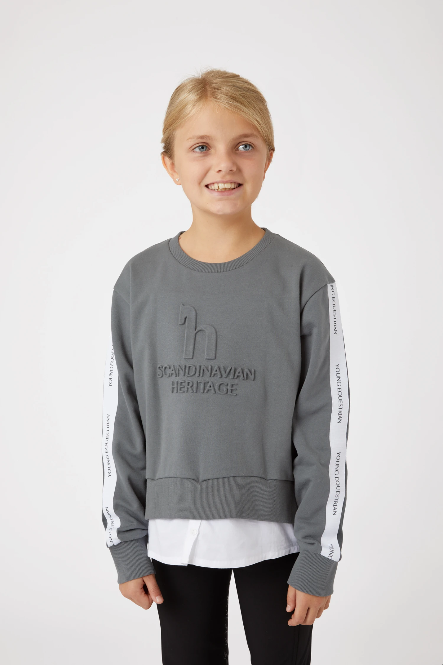 Horze Leighton Teens Sweatshirt Mit Bluse 9 Horze Leighton Teens Sweatshirt Mit Bluse – Bild 9