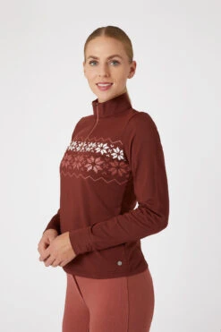 Horze Emily Trainingsshirt Mit Winterprint -Cavallo Verkäufe 33724 rrbr 02