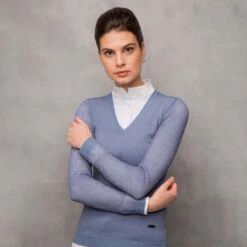 AA Damenpullover Mit Perforierten Ärmeln -Cavallo Verkäufe 337269 LB 3