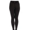 AA Platinum Damen Reitleggings Mit Kniebesatz