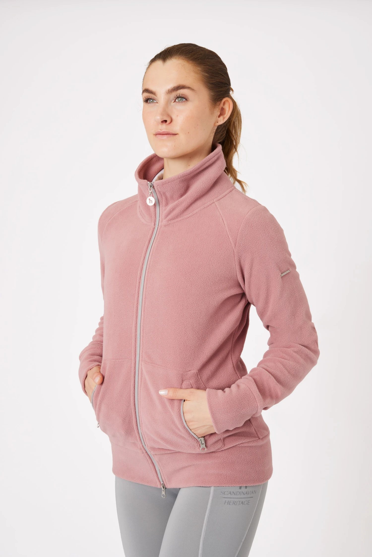 Horze Ellie Damen Fleece Reitjacke 2 Horze Ellie Damen Fleece Reitjacke – Bild 2