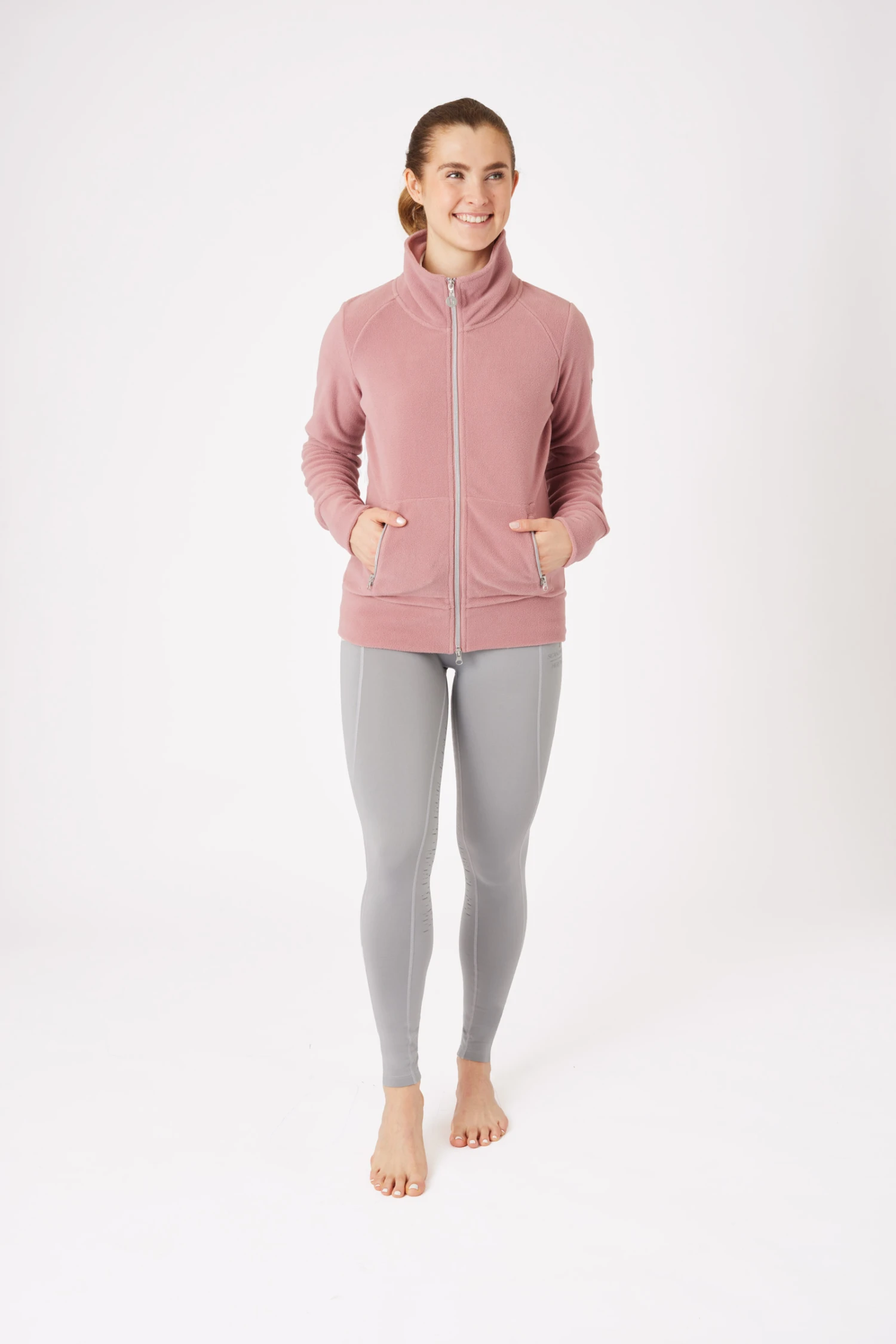 Horze Ellie Damen Fleece Reitjacke 3 Horze Ellie Damen Fleece Reitjacke – Bild 3