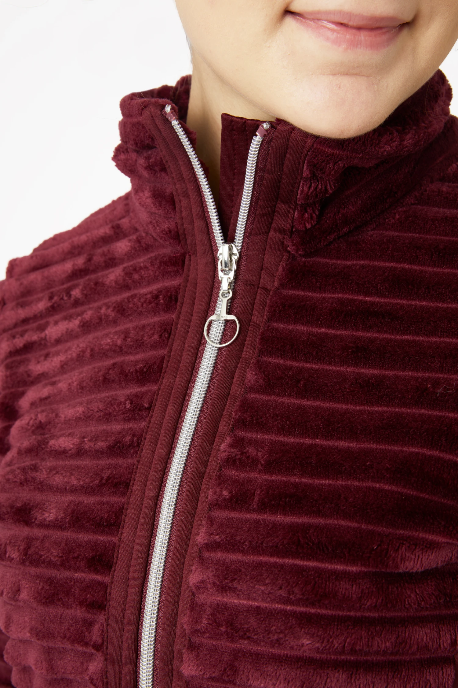 Horze Della Gestreifte Fleece Reitjacke 5 Horze Della Gestreifte Fleece Reitjacke – Bild 5