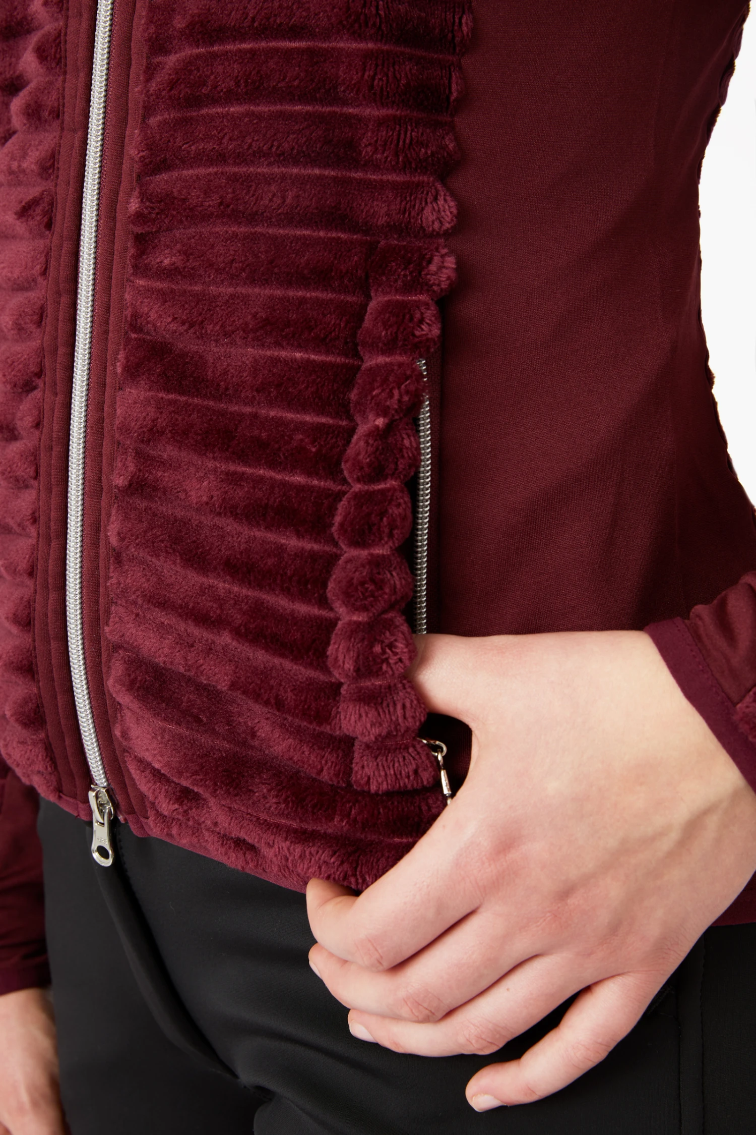 Horze Della Gestreifte Fleece Reitjacke 6 Horze Della Gestreifte Fleece Reitjacke – Bild 6