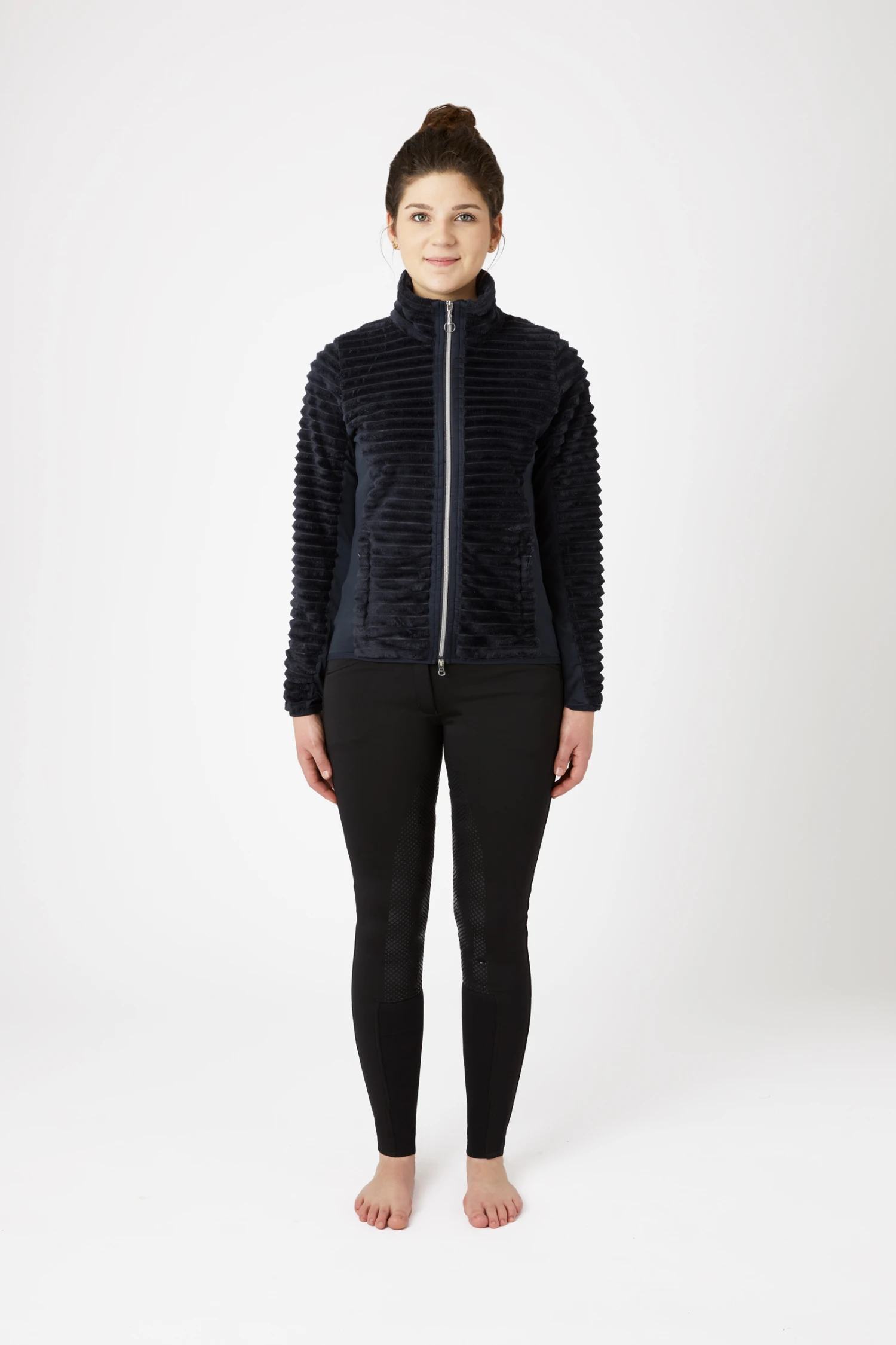 Horze Della Gestreifte Fleece Reitjacke 11 Horze Della Gestreifte Fleece Reitjacke – Bild 11