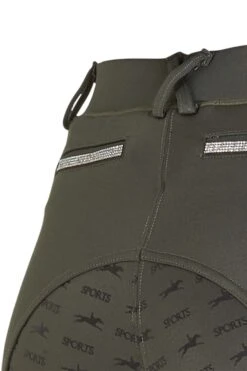 Schockemöhle New Glossy Style Damen Reitleggings Mit Vollgrip -Cavallo Verkäufe 337493 OGR 3