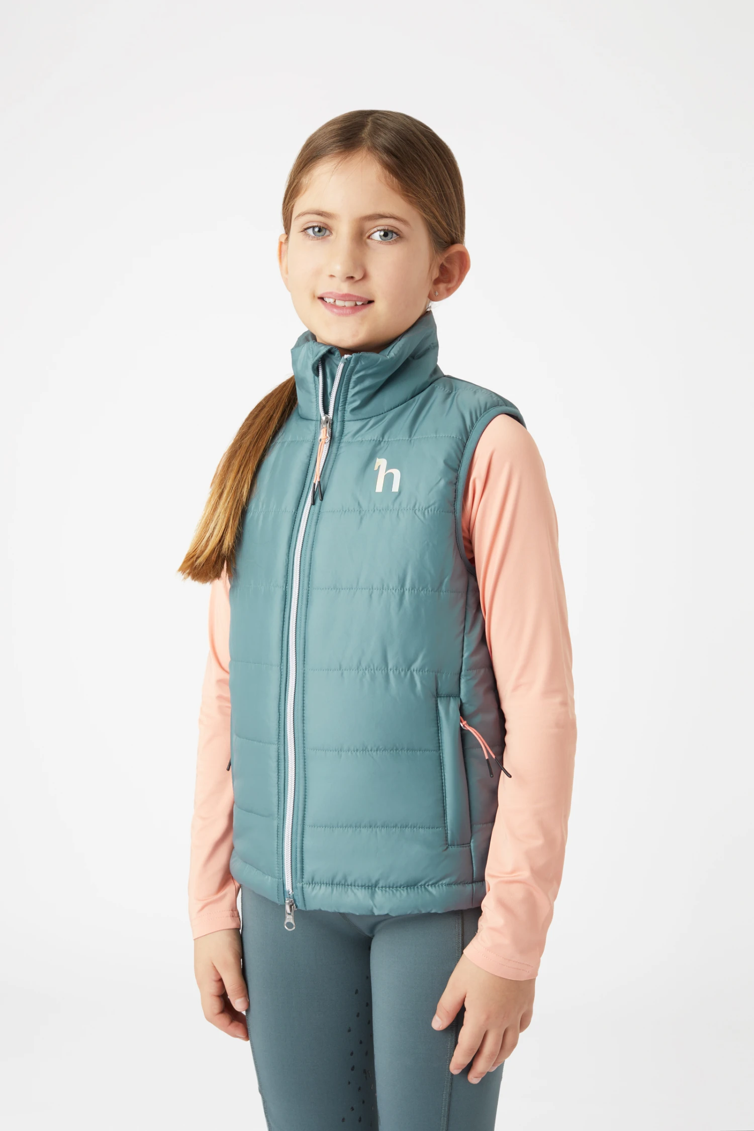 Horze Bella Leichte Wattierte Kinderweste 2 Horze Bella Leichte Wattierte Kinderweste – Bild 2
