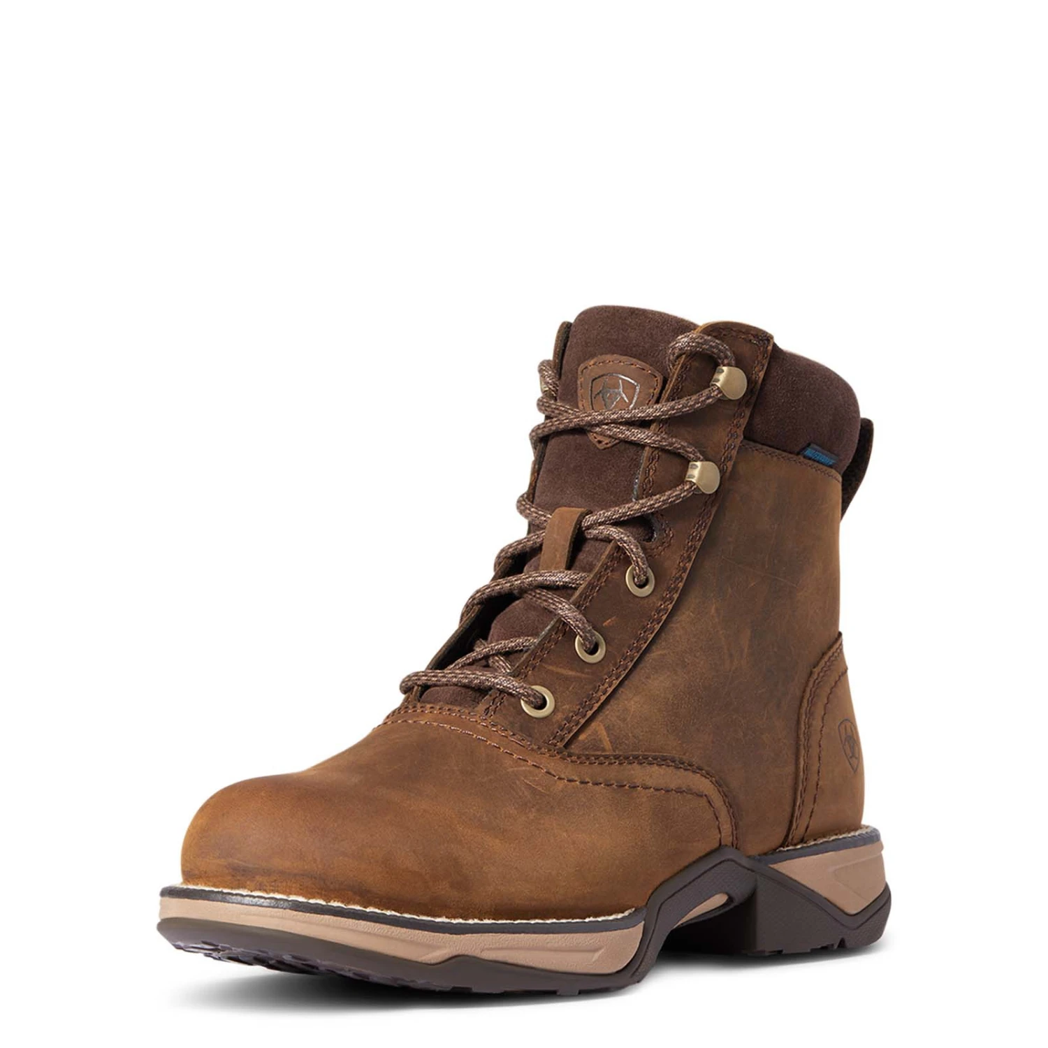 Ariat Anthem Round Toe Wasserdichte Schnürstiefel 1 Ariat Anthem Round Toe Wasserdichte Schnürstiefel