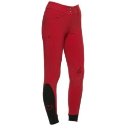 Cavalleria Toscana CT Team Red Stripe High Waist Reithose Mit Vollbesatz -Cavallo Verkäufe 338470 RE 3