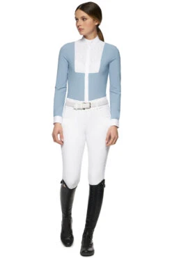 Cavalleria Toscana Damen Turnier Langarmshirt Mit Latz -Cavallo Verkäufe 338472 LB 3