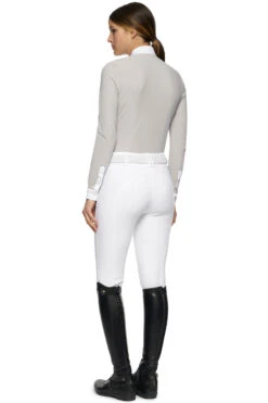 Cavalleria Toscana Damen Turnier Langarmshirt Mit Latz -Cavallo Verkäufe 338472 LG 3