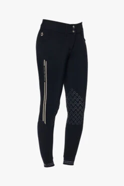 Cavalleria Toscana Embossed Silicone Stripe Damen Reithose Mit Vollbesatz -Cavallo Verkäufe 340261 DB 3
