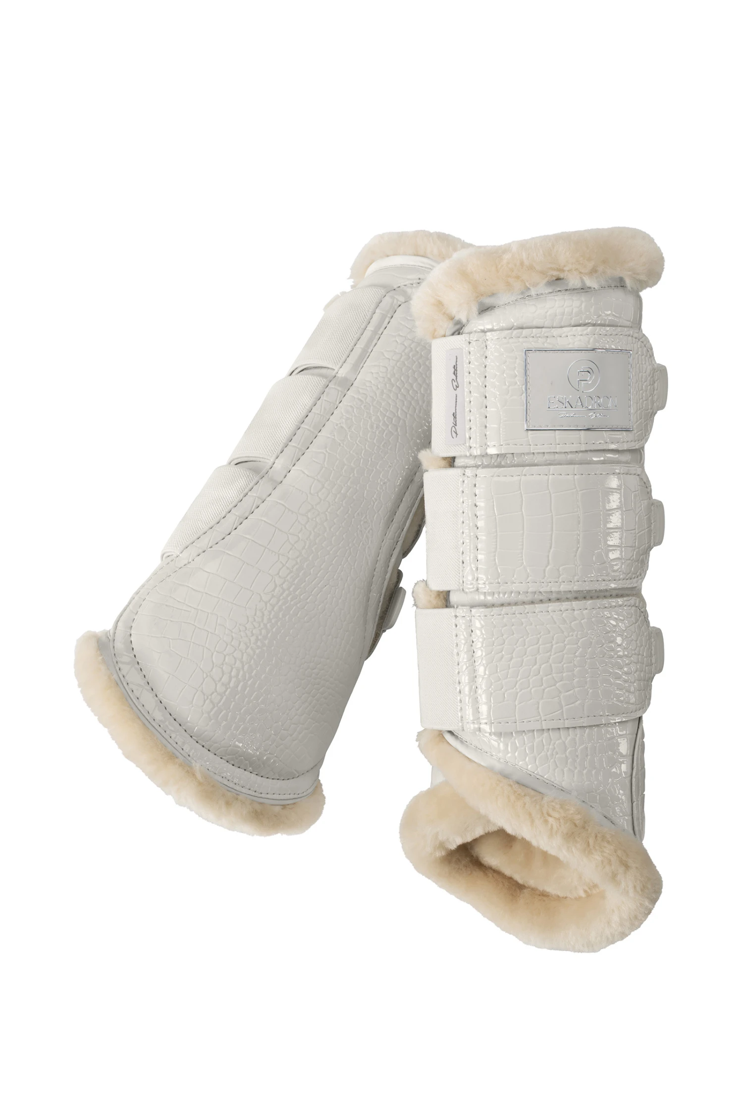 Eskadron Platinum 22 Croco FauxFur Gamaschen 3 Eskadron Platinum 22 Croco FauxFur Gamaschen – Bild 3