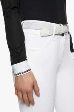 Cavalleria Toscana Plissiertes Langarm Damen Turniershirt -Cavallo Verkäufe 341454 BL 3