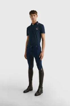 Tommy Hilfiger Equestrian Herren College Poloshirt -Cavallo Verkäufe 345398 DB 04