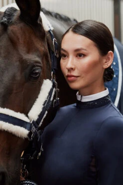 Eskadron Platinum Pure FS23 Mattgloss Evo-Wool Double Pin Halfter -Cavallo Verkäufe 345503 DB 03