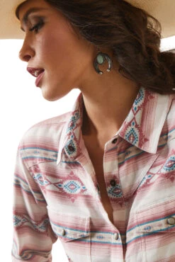 Ariat Kaycee Classic Damen Langarm Shirt -Cavallo Verkäufe 345750 LRE 03