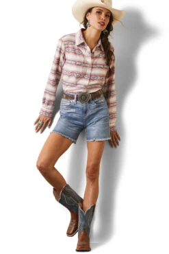 Ariat Kaycee Classic Damen Langarm Shirt -Cavallo Verkäufe 345750 LRE 05