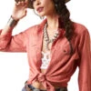 Ariat Real Jurlington Snap Damen Langarmshirt