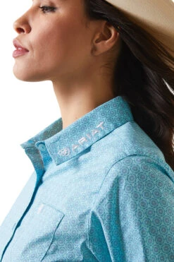 Ariat Team Kirby Damen Stretch Longsleeve Shirt -Cavallo Verkäufe 345757 LB 04