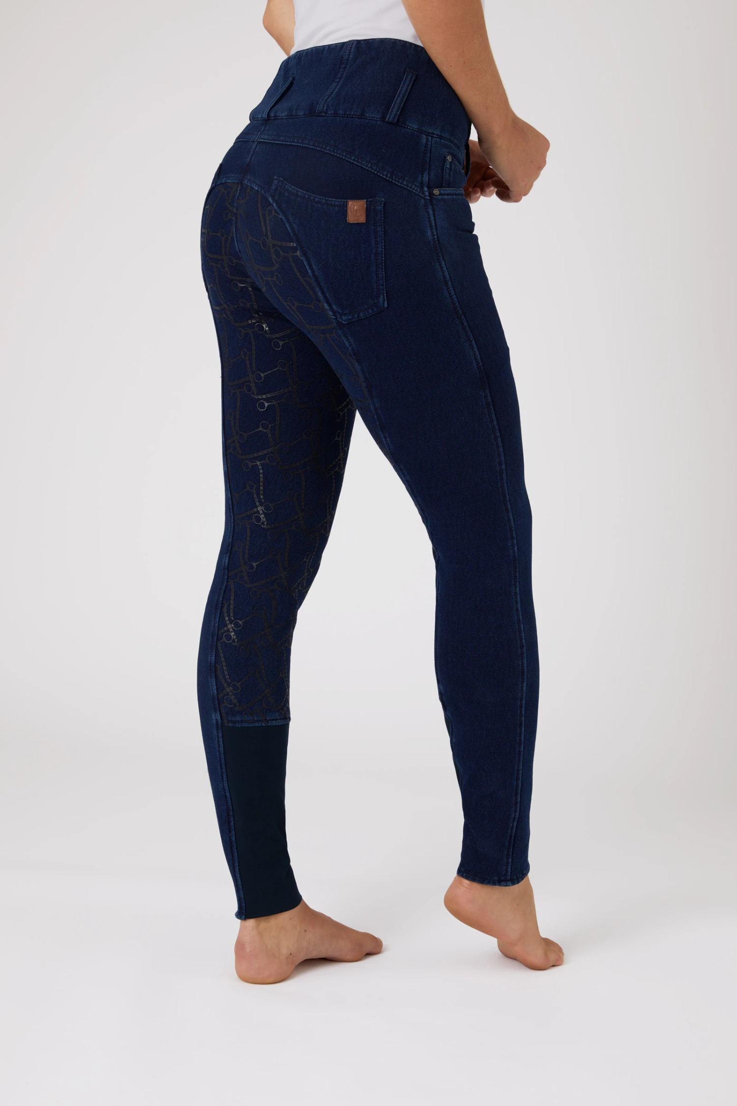 Horze Kacy Damen Jeans Thermoreithose Mit Vollbesatz 2 Horze Kacy Damen Jeans Thermoreithose Mit Vollbesatz – Bild 2
