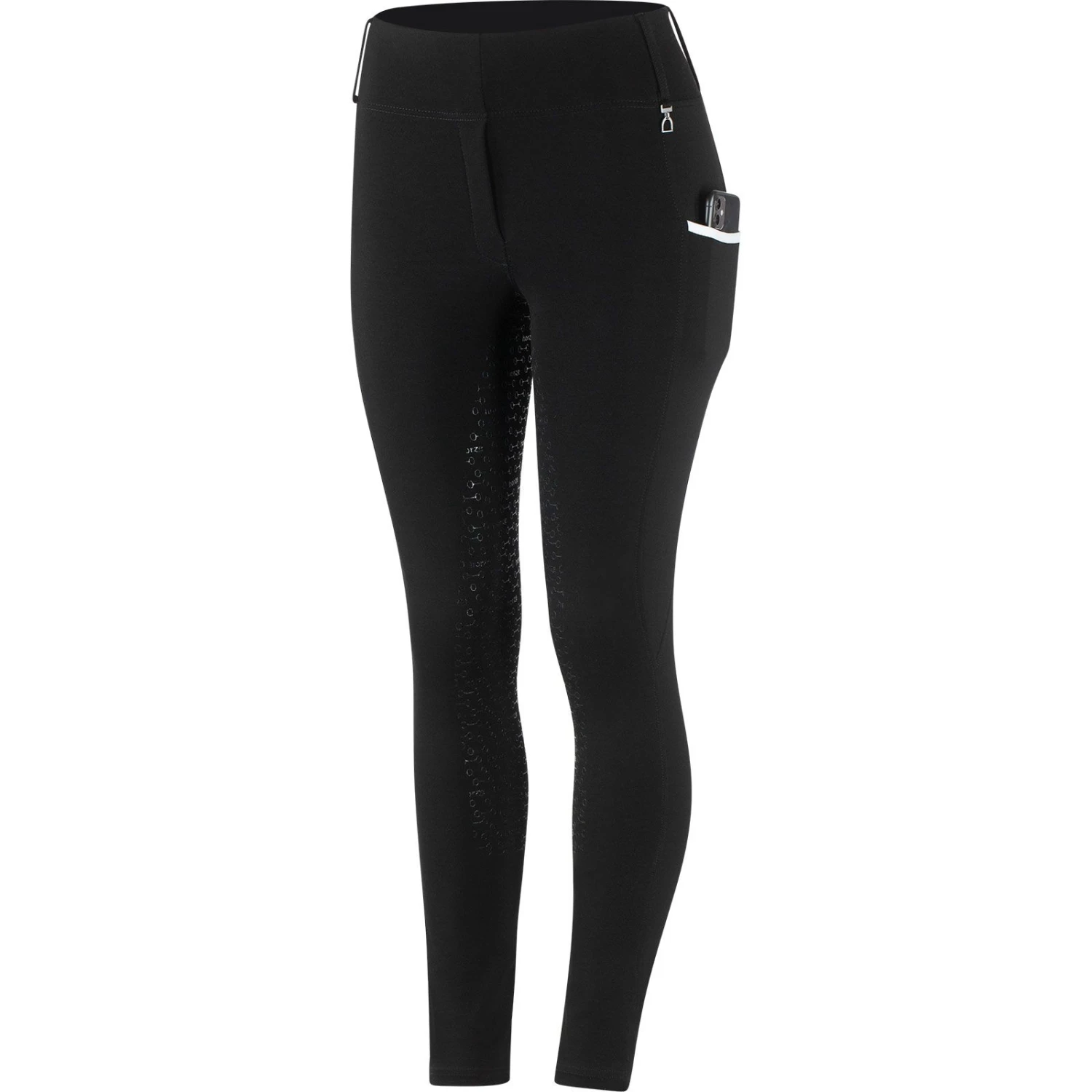 Horze Lucinda Damen Reitleggings Mit Vollbesatz Mit Hohem Bund 2 Horze Lucinda Damen Reitleggings Mit Vollbesatz Mit Hohem Bund – Bild 2
