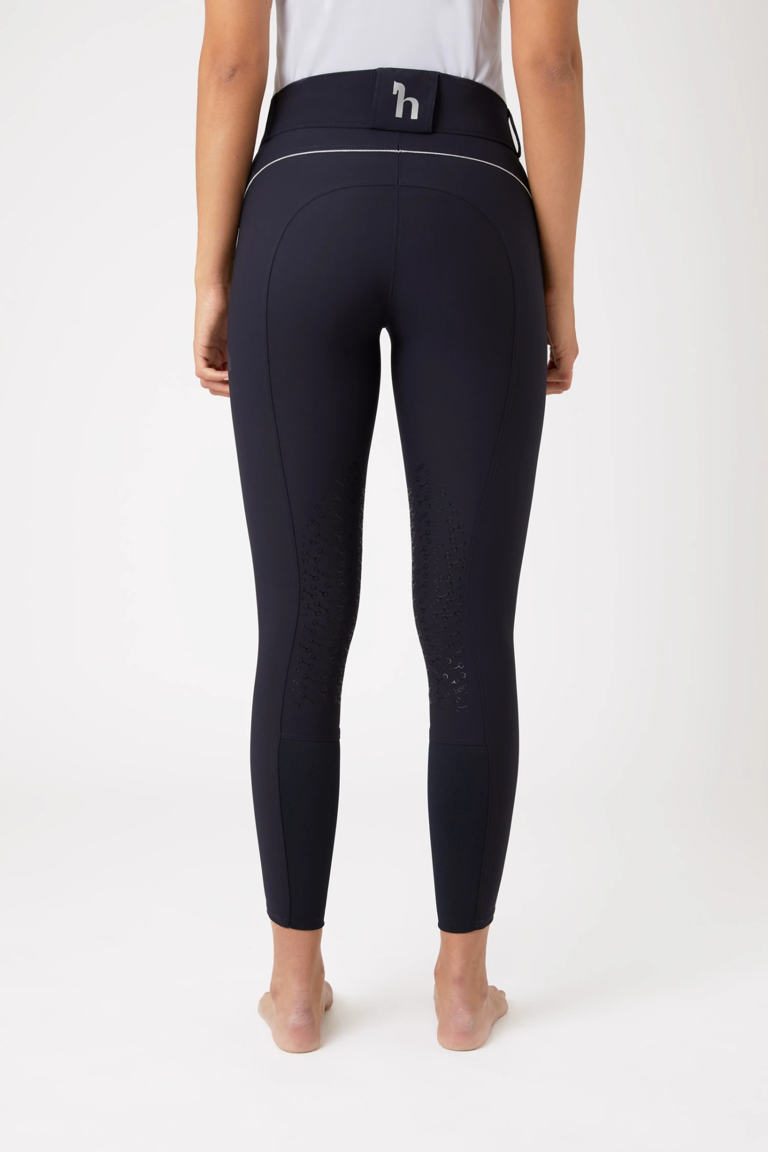 Horze Aubrey Damenreithose Mit Kniebesatz Und Hohem Bund 11 Horze Aubrey Damenreithose Mit Kniebesatz Und Hohem Bund – Bild 11