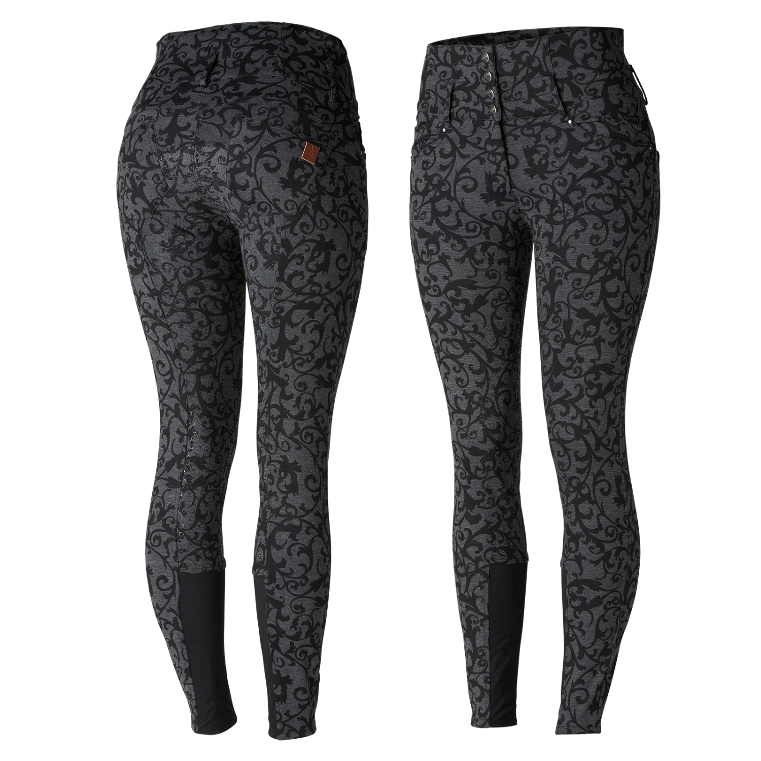 Horze Tara Damen Reithose Mit Silikonvollbesatz Und Hohem Bund 1 Horze Tara Damen Reithose Mit Silikonvollbesatz Und Hohem Bund