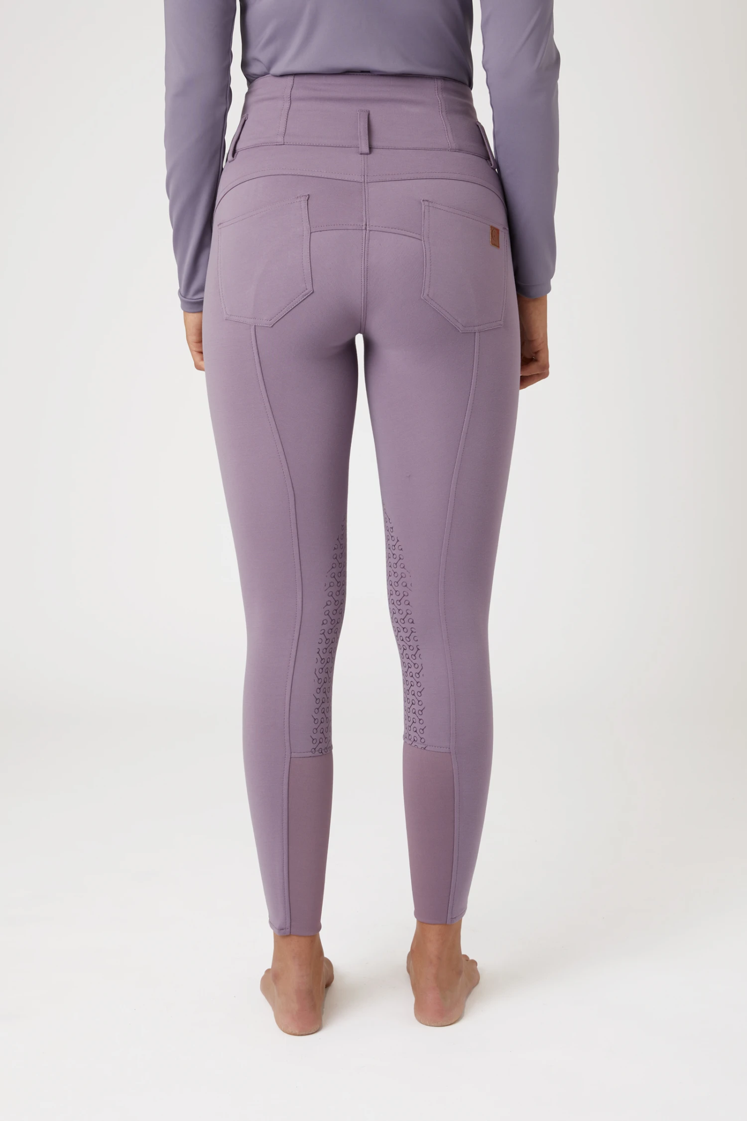 Horze Tara Damen Reithose Mit Kniebesatz Und Hohem Bund 17 Horze Tara Damen Reithose Mit Kniebesatz Und Hohem Bund – Bild 17