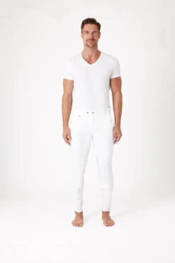 Horze Grand Prix Reithose Mit Vollbesatz Für Herren Mit Silikon -Cavallo Verkäufe 36261 wh 03