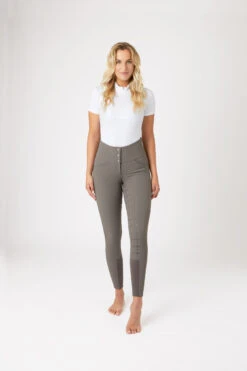 Horze Desiree Damen Reithose Mit Silikonvollbesatz Und Hohem Bund -Cavallo Verkäufe 36605 CRDG 3