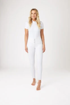 Horze Desiree Damen Reithose Mit Silikonvollbesatz Und Hohem Bund -Cavallo Verkäufe 36605 WH 3