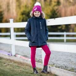 Horze Active Kinder Winter Reitleggings Mit Silikonvollbesatz -Cavallo Verkäufe 36611 CHPI 3