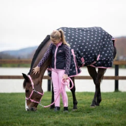 Horze Active Kinder Winter Reitleggings Mit Silikonvollbesatz -Cavallo Verkäufe 36611 LLPU 2