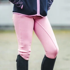 Horze Active Kinder Winter Reitleggings Mit Silikonvollbesatz -Cavallo Verkäufe 36611 LLPU 4