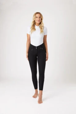 Horze Angelina Leichte Damen Stretch-Reithose Mit Lederkniebesatz 20 Horze Angelina Leichte Damen Stretch-Reithose Mit Lederkniebesatz -Cavallo Verkäufe 36618 BL 3