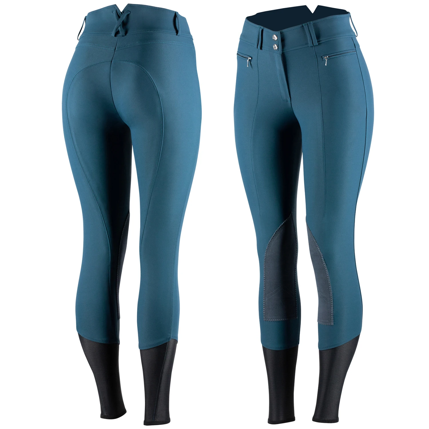 Horze Angelina Leichte Damen Stretch-Reithose Mit Lederkniebesatz 10 Horze Angelina Leichte Damen Stretch-Reithose Mit Lederkniebesatz – Bild 10