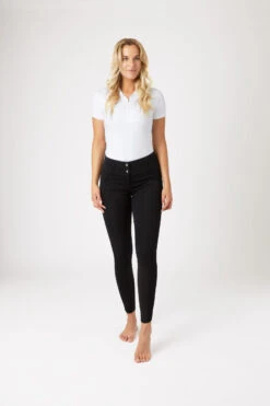 Horze Daniela Damenreithose Mit Kniebesatz Aus Synthetikleder -Cavallo Verkäufe 36621 BL 3